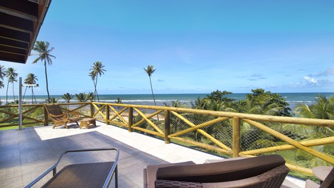 GUARAJUBA COBERTURA frente praia "Pé na Areia''