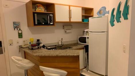 Beautiful Flat 100m from the sea, with air conditioning and full leisure