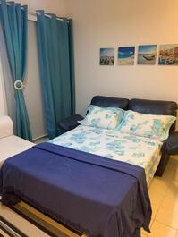 Beautiful Flat 100m from the sea, with air conditioning and full leisure