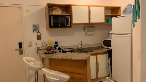 Beautiful Flat 100m from the sea, with air conditioning and full leisure