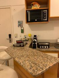 Beautiful Flat 100m from the sea, with air conditioning and full leisure