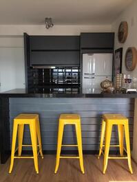 Estúdio luxuoso novo totalmente equipado