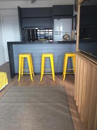 Estúdio luxuoso novo totalmente equipado