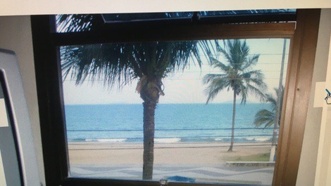 Vista janela do quarto de hóspedes 