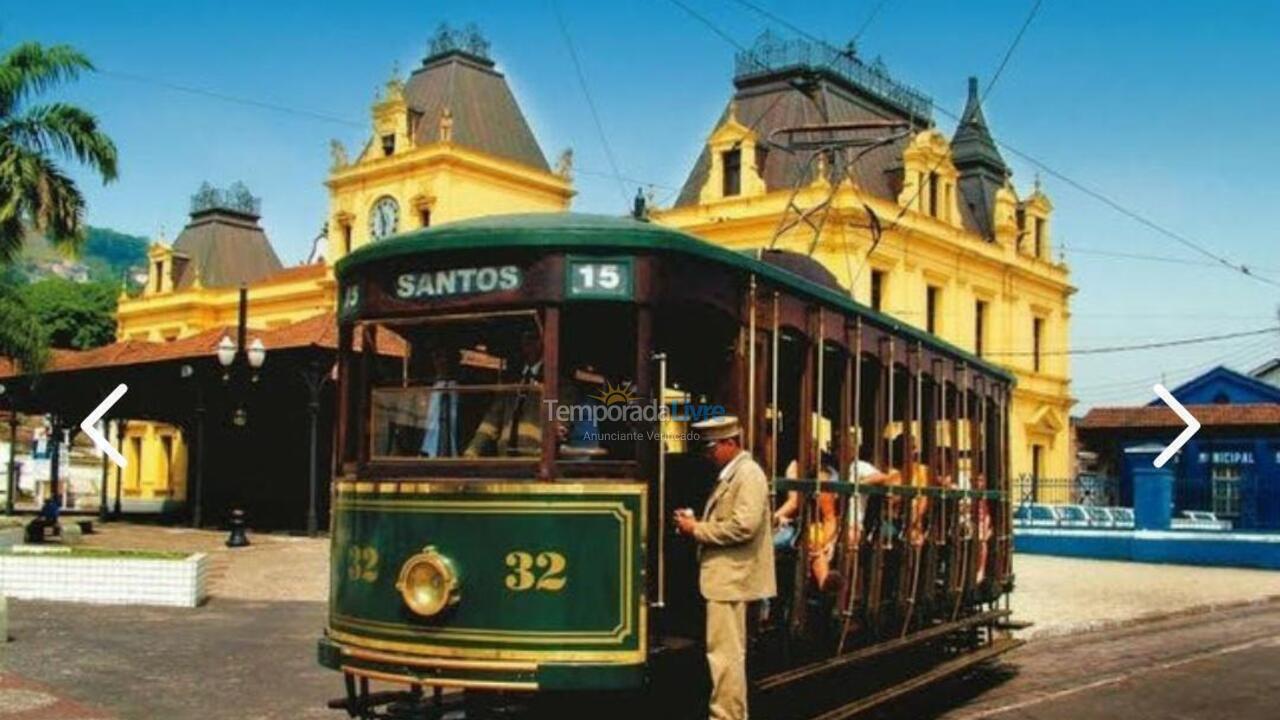 Apartamento para alquiler de vacaciones em Santos (Ponta da Praia)