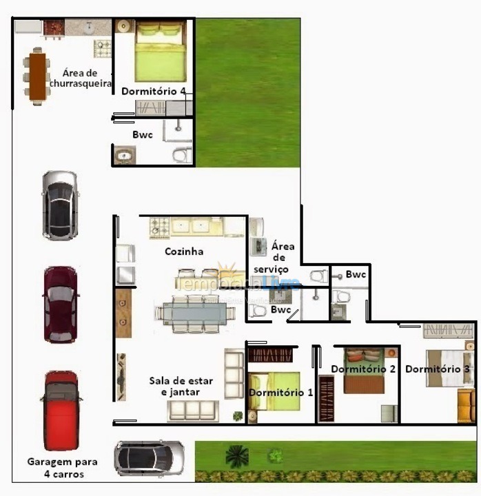 Casa para aluguel de temporada em Florianopolis (Canasvieiras)