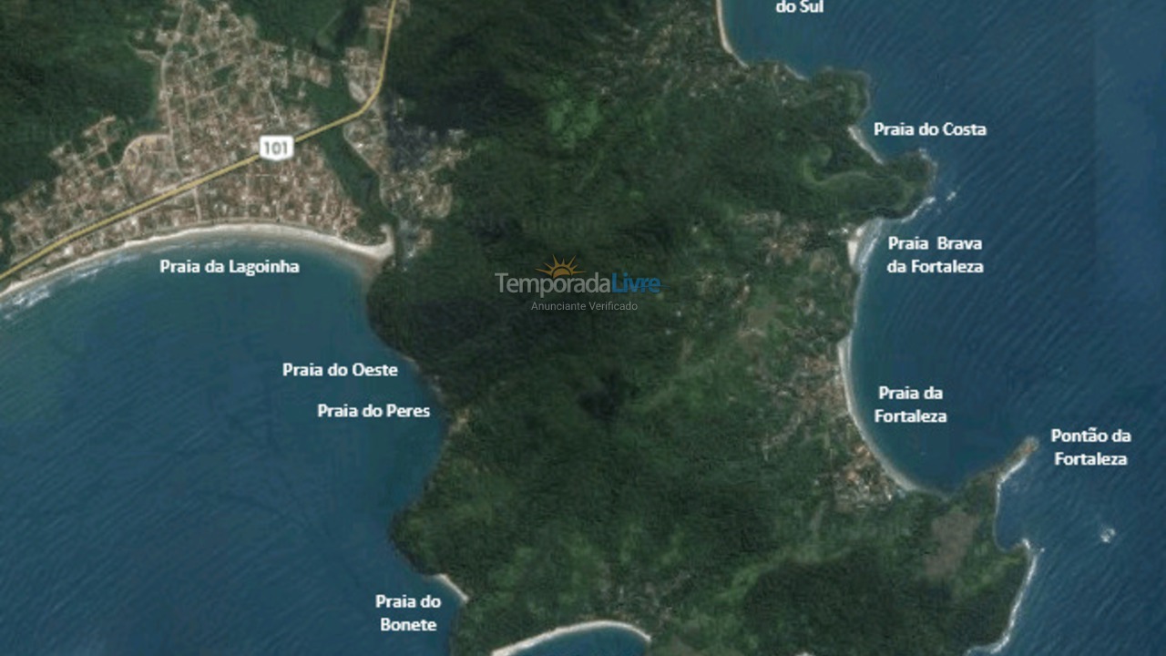 Apartamento para alquiler de vacaciones em Ubatuba (Lagoinha)