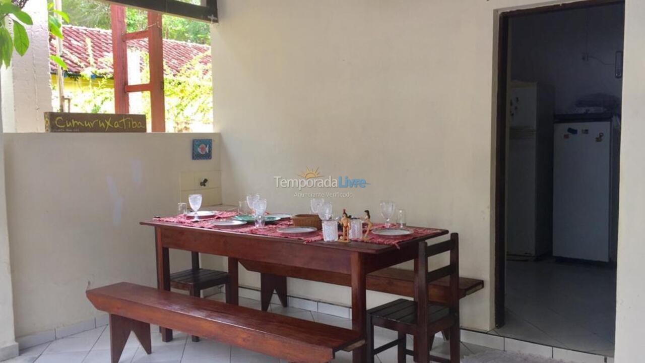Casa para alquiler de vacaciones em Prado (Praia de Cumuruxatiba)