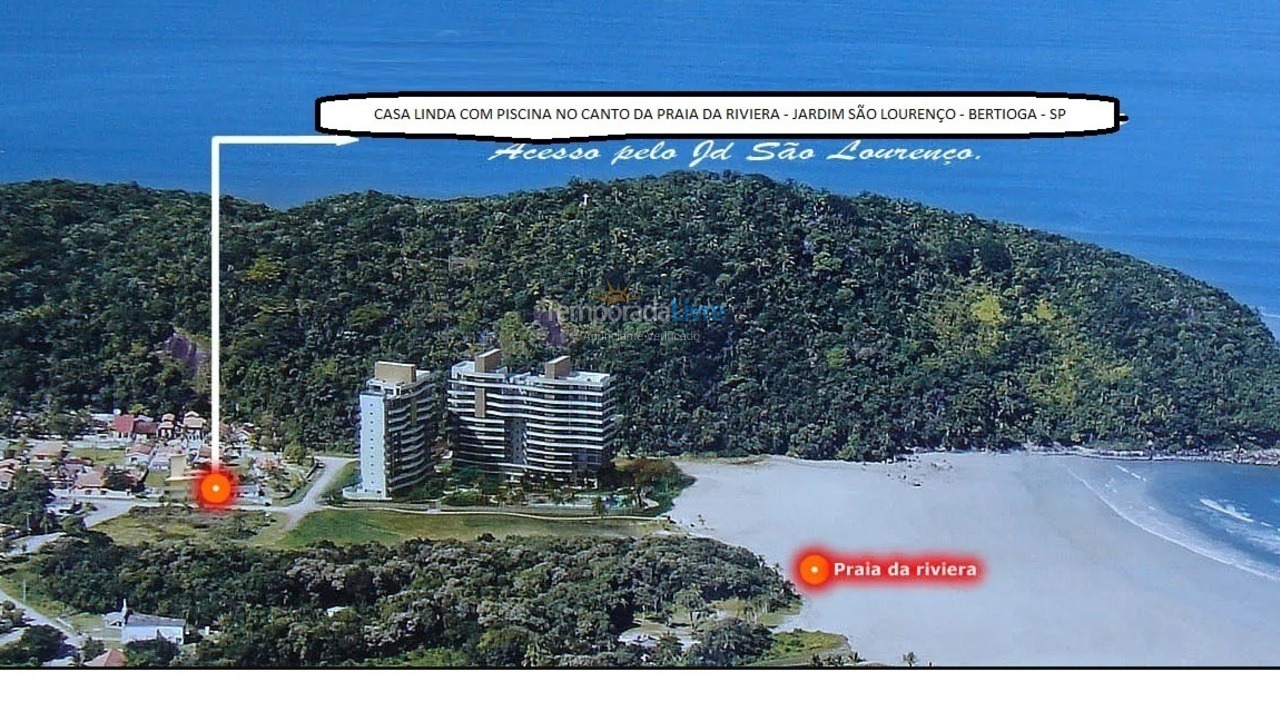 Casa para aluguel de temporada em Bertioga (Riviera de São Lourenço)