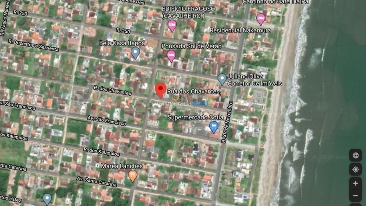 Apartamento para aluguel de temporada em Itapoá (Barra do Saí)