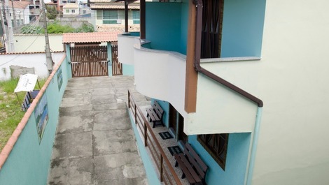 Área de acesso das casas.