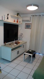 En Beira Mar Pajucara Aparte. Habitación y sala de estar