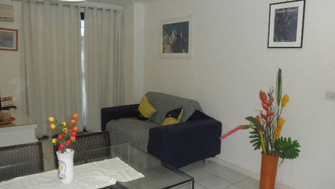 En Beira Mar Pajucara Aparte. Habitación y sala de estar