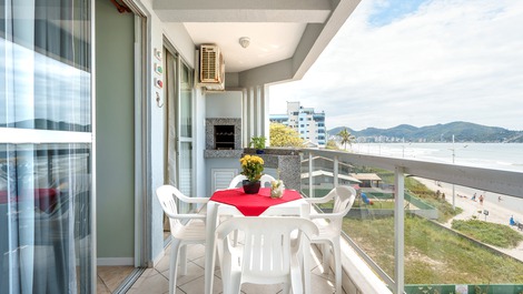 ¡Apto Frente Mar Inolvidable! 2 Dorm, Wifi, 3 Aire Acondicionado, Barbacoa