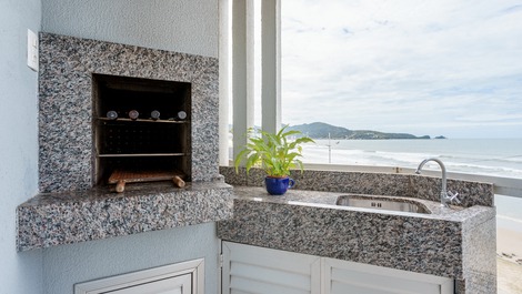 ¡Apto Frente Mar Inolvidable! 2 Dorm, Wifi, 3 Aire Acondicionado, Barbacoa