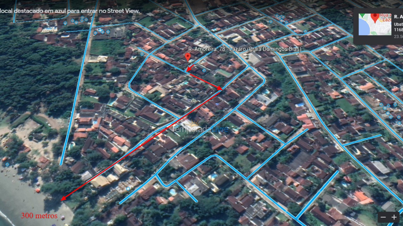 House for vacation rental in Ubatuba (Praia do Lázaro)