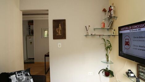 Apto completo e super aconchegante, leal as fotos