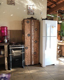 Two storey house on the beach of caioba