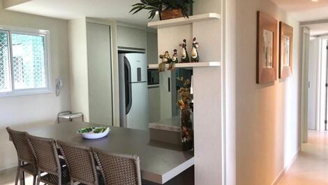 Sala e cozinha integradas