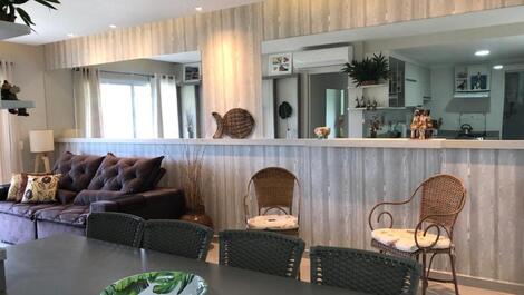 Sala e cozinha integradas