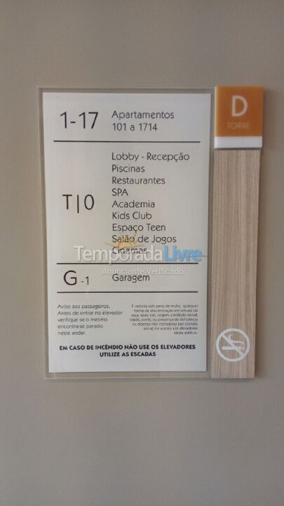 Apartamento para aluguel de temporada em Olímpia (Thermas Dos Laranjais)