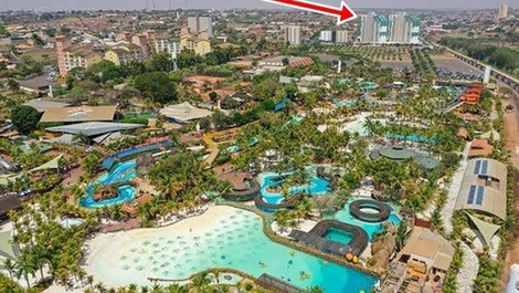 Foto do empreendimento vista aérea do parque