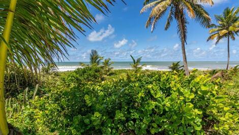 CASA DE LUXO EM FRENTE A PRAIA "PE NA AREIA" em Guarajuba -BA