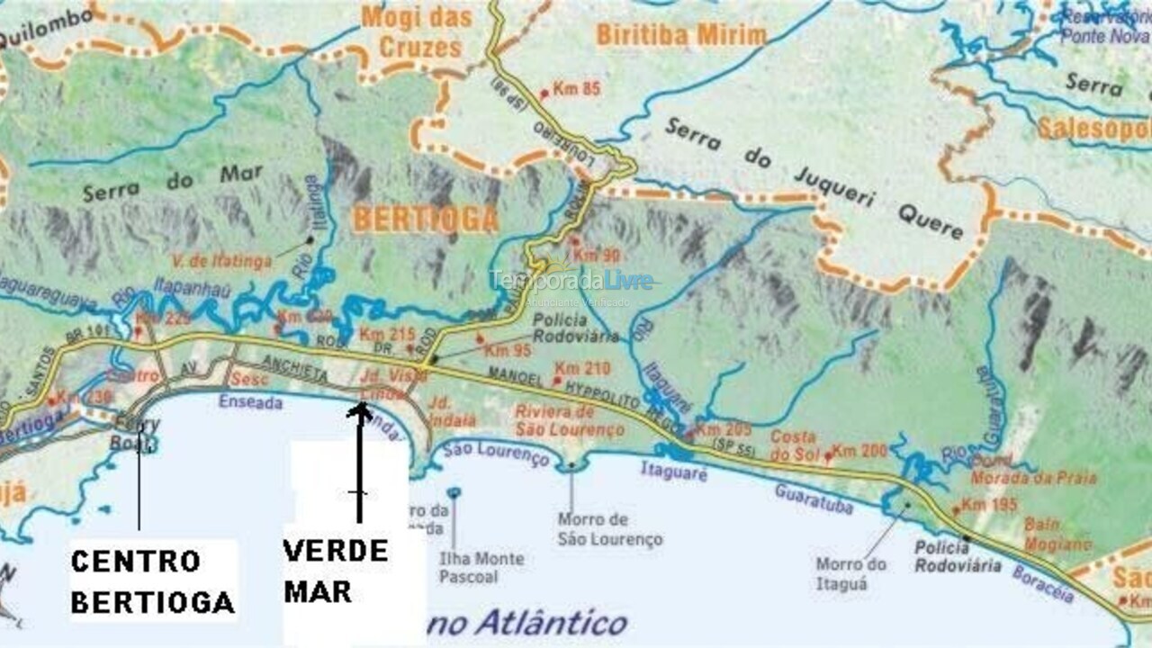 Casa para alquiler de vacaciones em Bertioga (Vista Linda)