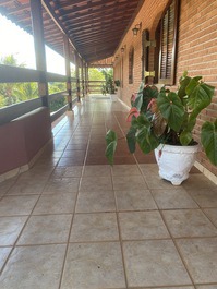 area externa dos quartos