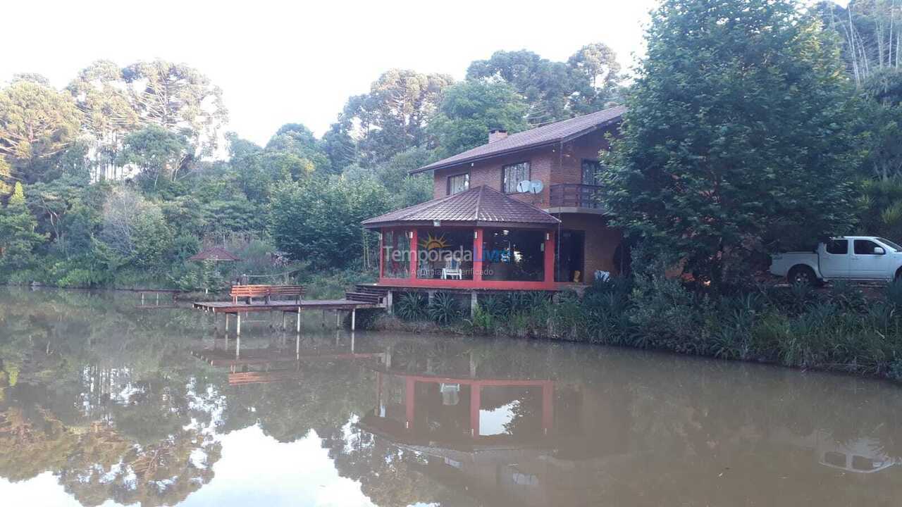Chácara / sítio para aluguel de temporada em Cruz Machado (Chacará 5km do Centro)