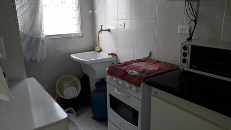 Ambiente  área de serviço  conjugado cozinha