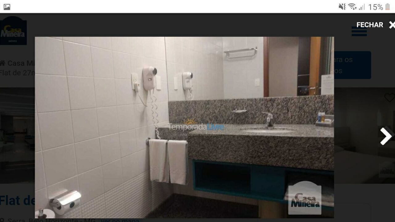 Apartamento para alquiler de vacaciones em Belo Horizonte (Serra)