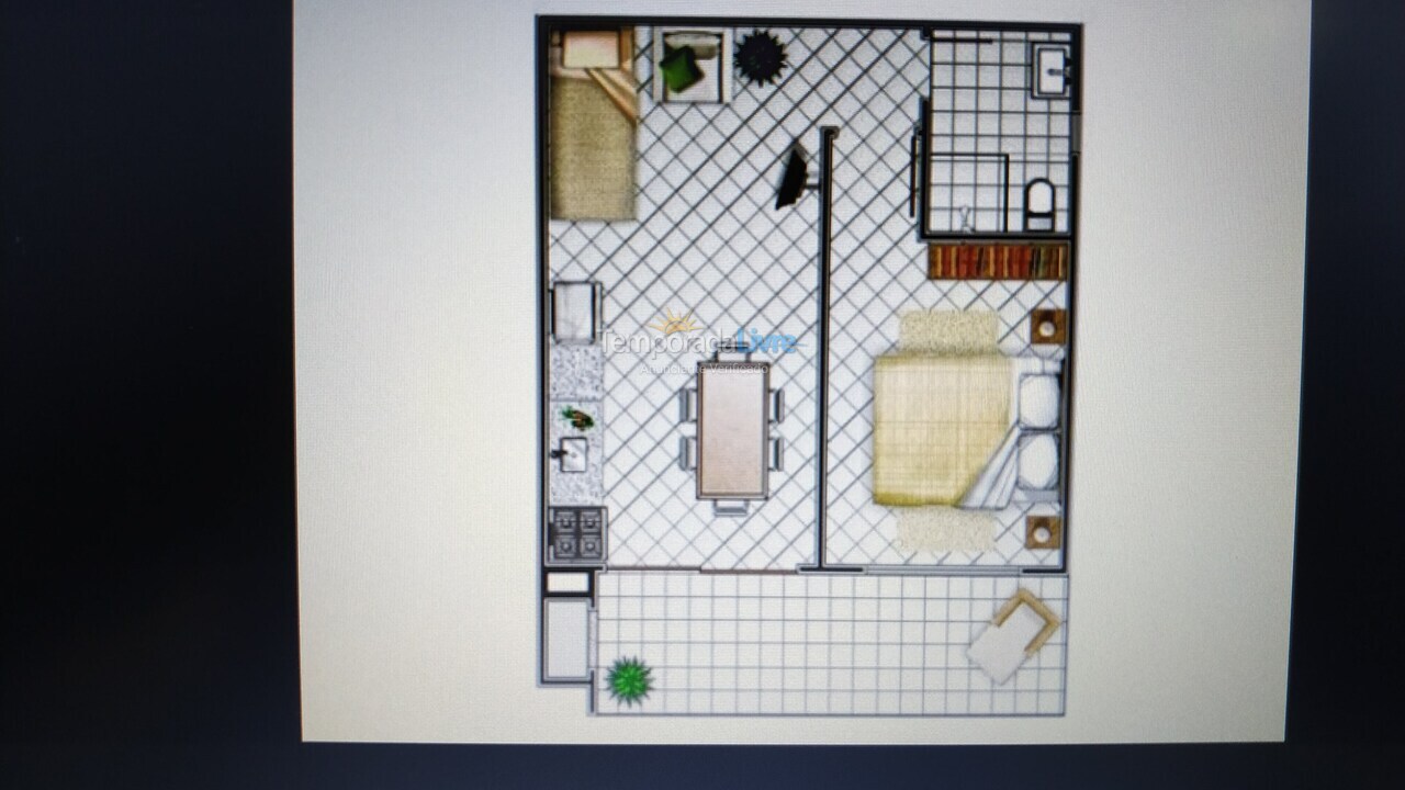 Apartamento para alquiler de vacaciones em Bombinhas (Praia de Bombas)