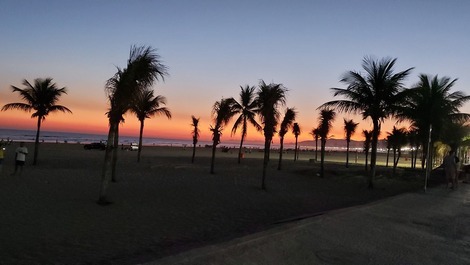 Por do sol na guilhermina 