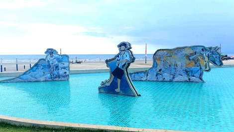 Apartamento Temporada c/vista para o mar c/wifi, netflix Guilhermina