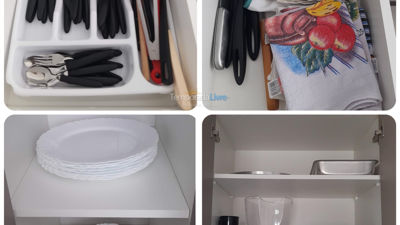 Apartamento para aluguel de temporada em Governador Celso Ramos (Praia de Palmas)