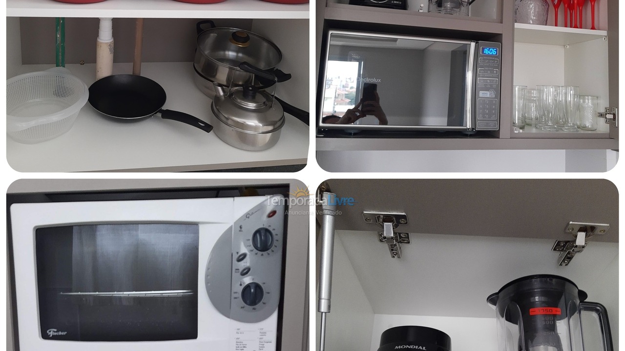 Apartamento para aluguel de temporada em Governador Celso Ramos (Praia de Palmas)