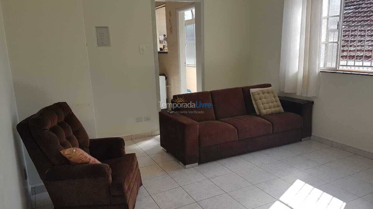 Apartamento para aluguel de temporada em Santos (Aparecida)