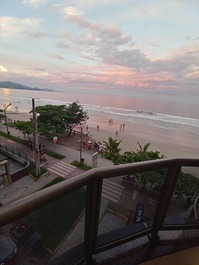 Entardecer visto do terraço do apto 