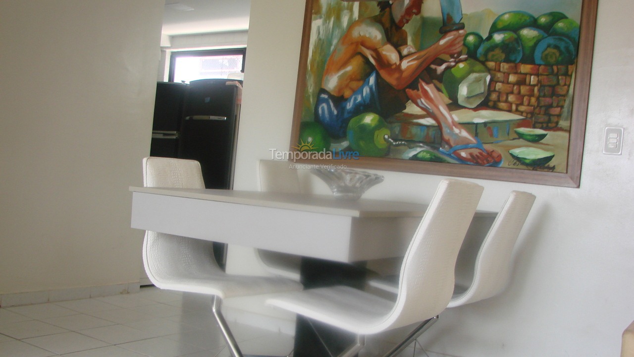 Apartamento para aluguel de temporada em João Pessoa (Praia do Bessa)