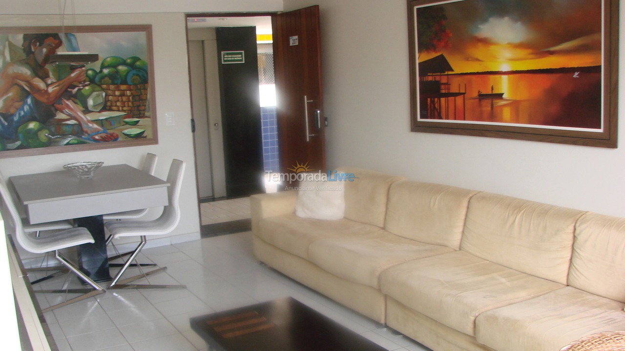 Apartamento para aluguel de temporada em João Pessoa (Praia do Bessa)