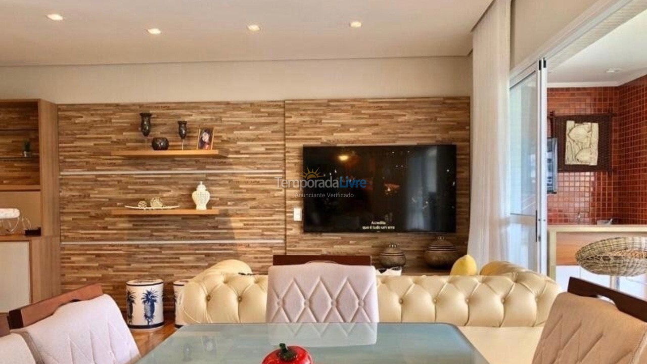 Apartamento para aluguel de temporada em Bertioga (Riviera de São Lourenço)