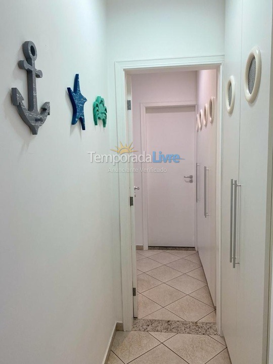 Apartamento para aluguel de temporada em Bertioga (Riviera de São Lourenço)