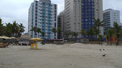 Apt foot in the sand, with beautiful view of the sea, city Ocian Praia Grande