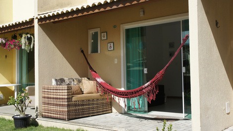 vista frente de casa