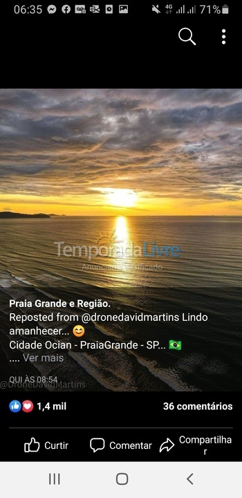 Apartamento para aluguel de temporada em Praia Grande (Boqueirão)