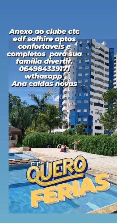 Casa para aluguel de temporada em Caldas Novas (Ctc Caldas Thermas Clube)