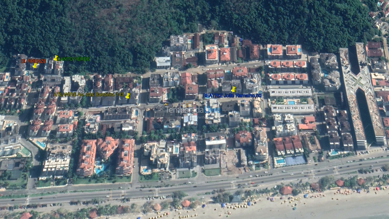 Apartamento para alquiler de vacaciones em Ubatuba (Praia Grande)