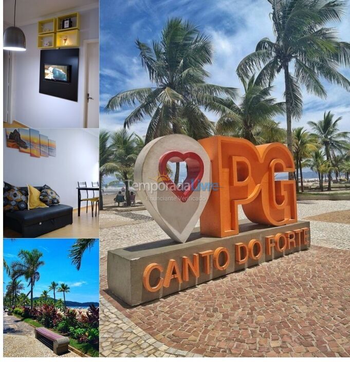 Apartamento para alquiler de vacaciones em Praia Grande (Canto do Forte)