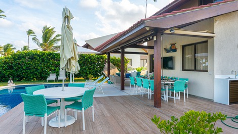 Bungalow Beira-Mar Oka 6 suites - Piscina privada